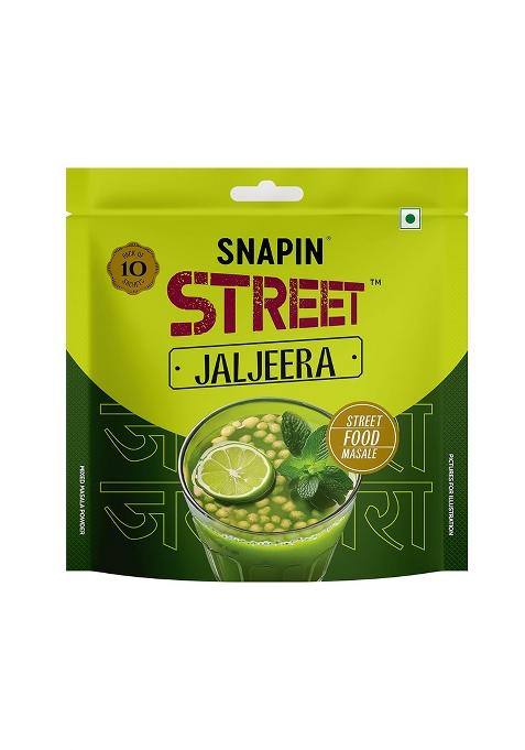 Snapin Street Jaljira Masala |Pack Of 10 (12.5G * 10) | 125G Pouch