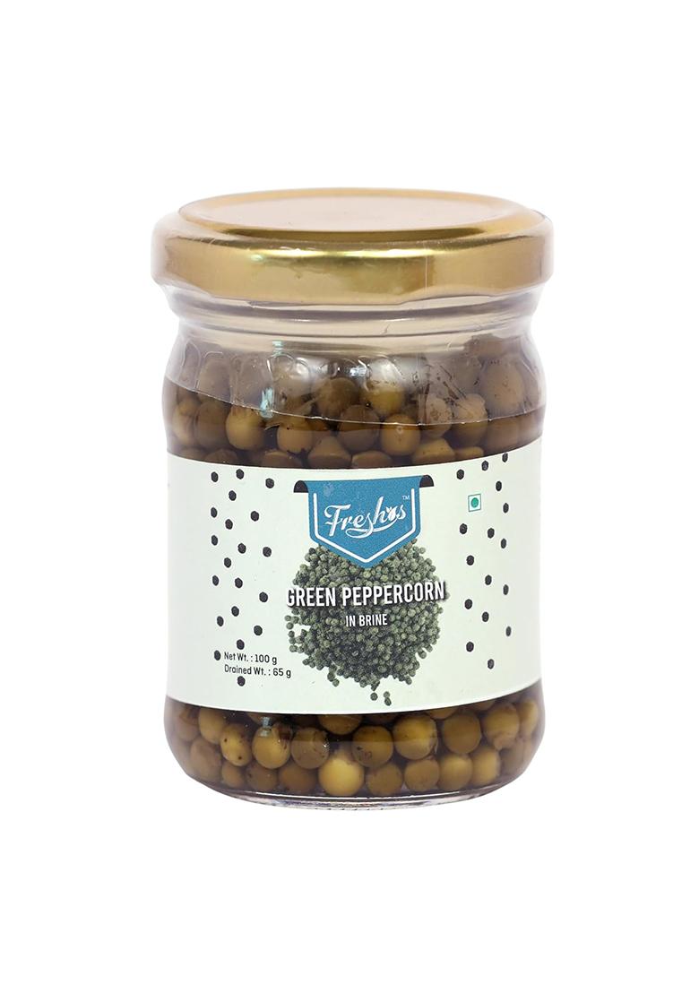 Freshos Green Peppercorns 100G Aromatic & Flavorful Spice For Cooking