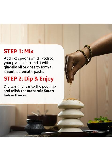 Murugan Idli Podi Pack Of 2 (200G + 200G) | Authentic South Indian Spiced Powder For Idli, Dosa Ideal Breakfast, Snacks, And Cooking Traditional Flavor & Rich Taste