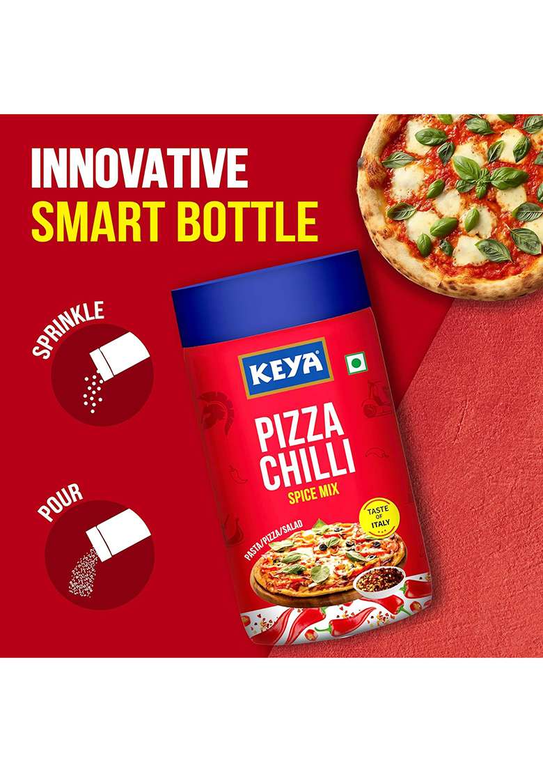 Keya International Sprinklers Combo | Italian Pizza Oregano 75Gm Piri 90Gm Chilli 60Gm Pack Of 3 - Indya