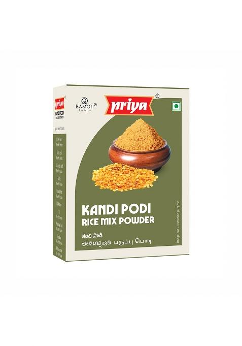 Priya Kandi Podi Total 400Gm I 100G Each (Pack Of 4) Authentic, Aromatic, Flavourful Spice Mix - Easy To Cook