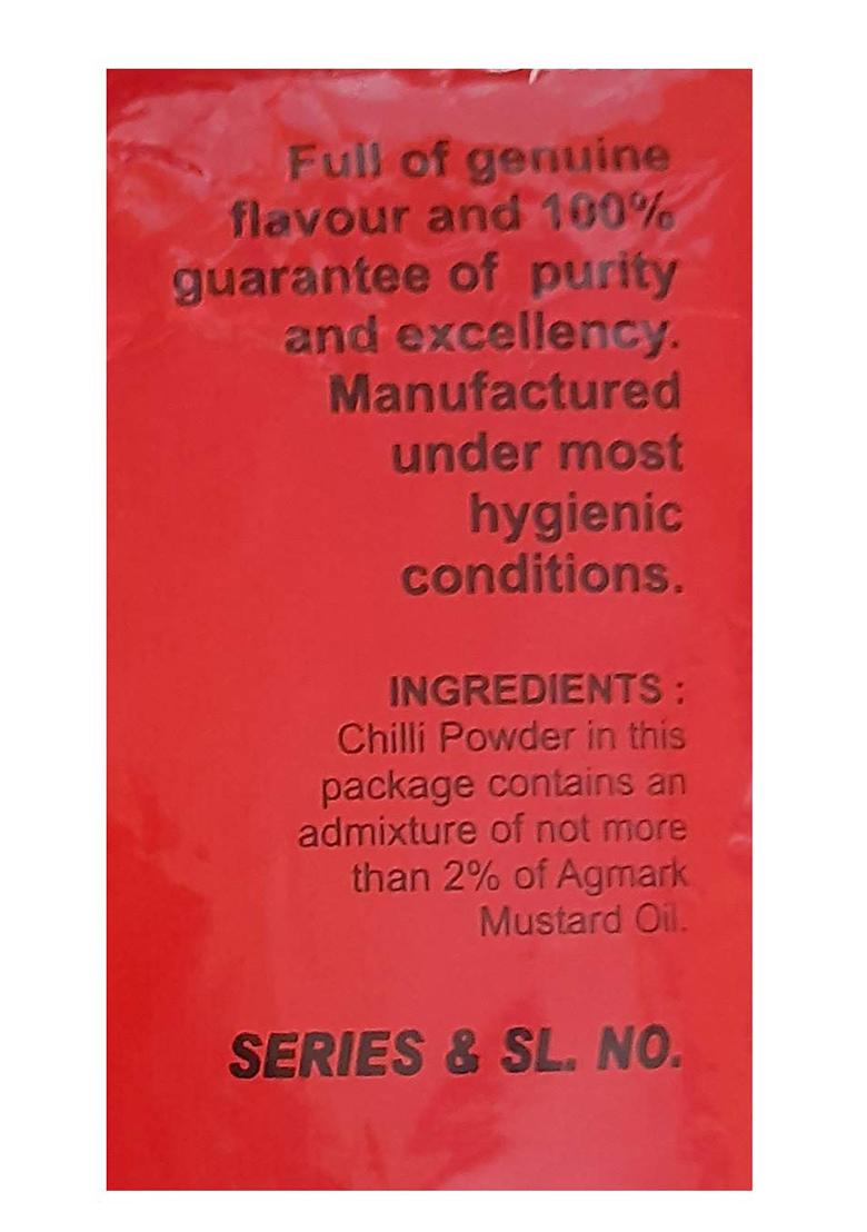 Laa-Jawab Kashmiri Red Chilli Powder | Pure, Authentic Lal Mirch Rich Color & Aroma 500G X 2 Packs (1Kg)