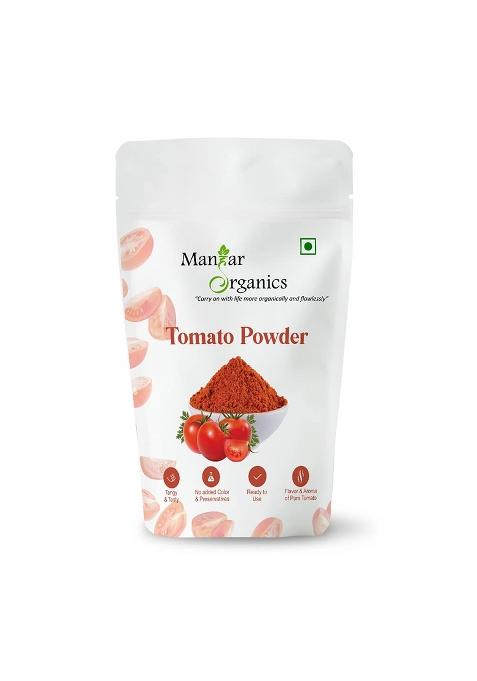 Manhar Organics Dehydrated Tomato Powder 1Kg | Dry Tamatar Ready To Use Tangy, Spray-Dried & Delicious