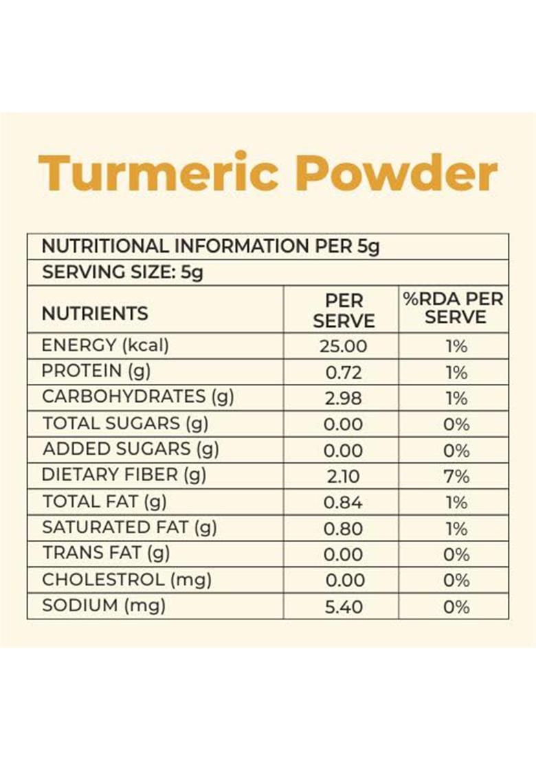 Khetika Turmeric Powder 100G | Toxin Free Haldi Traditional Stone Ground High Curcumin & Natural Oils No Artificial Colours Authentic Taste Aroma