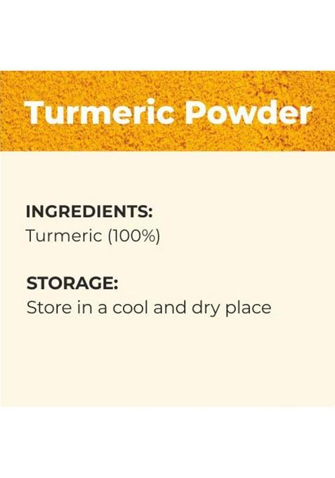 Khetika Turmeric Powder 100G | Toxin Free Haldi Traditional Stone Ground High Curcumin & Natural Oils No Artificial Colours Authentic Taste Aroma
