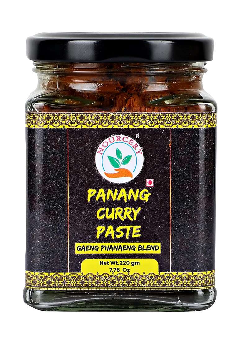 Nourcery Gaeng Panang Curry Paste, 220G (Gaeng Phanaeneg Blend) - Indya