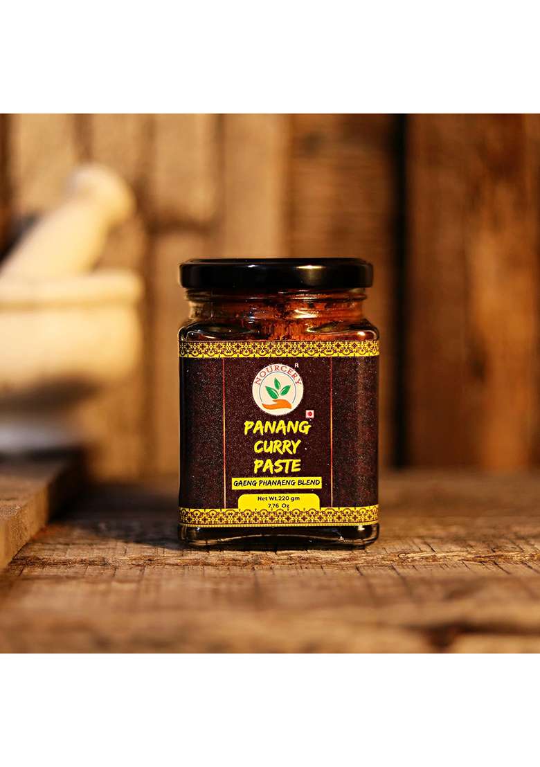 Nourcery Gaeng Panang Curry Paste, 220G (Gaeng Phanaeneg Blend) - Indya
