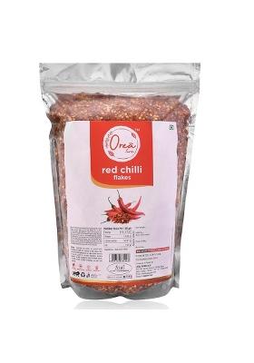Orea Farm Red Chilli Flakes 500G | Spicy Crushed Chili Seasoning For Pizzas, Pastas, Noodles, Soups, Salads, Sandwiches Sprinkled On Roasted Vegetables, Fries, Garlic Bread, Curries, And Marinades To Bring Out Bold Flavors No Artificial Color, Flavor Or Preservatives Zipper Reusable Pack