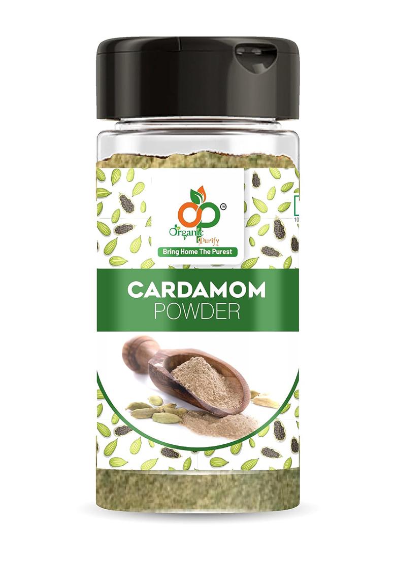 Organic Purify Cardamom Powder Jar Pack | Ilaichi Elaichi 100 Grams