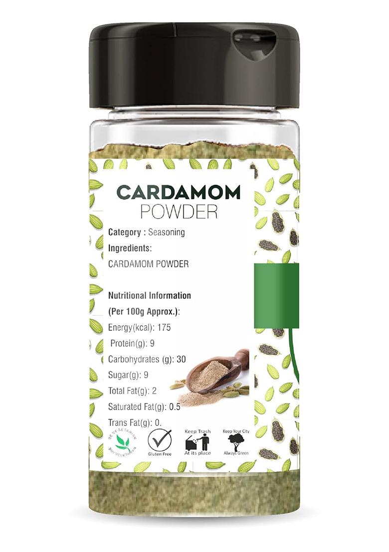 Organic Purify Cardamom Powder Jar Pack | Ilaichi Elaichi 100 Grams