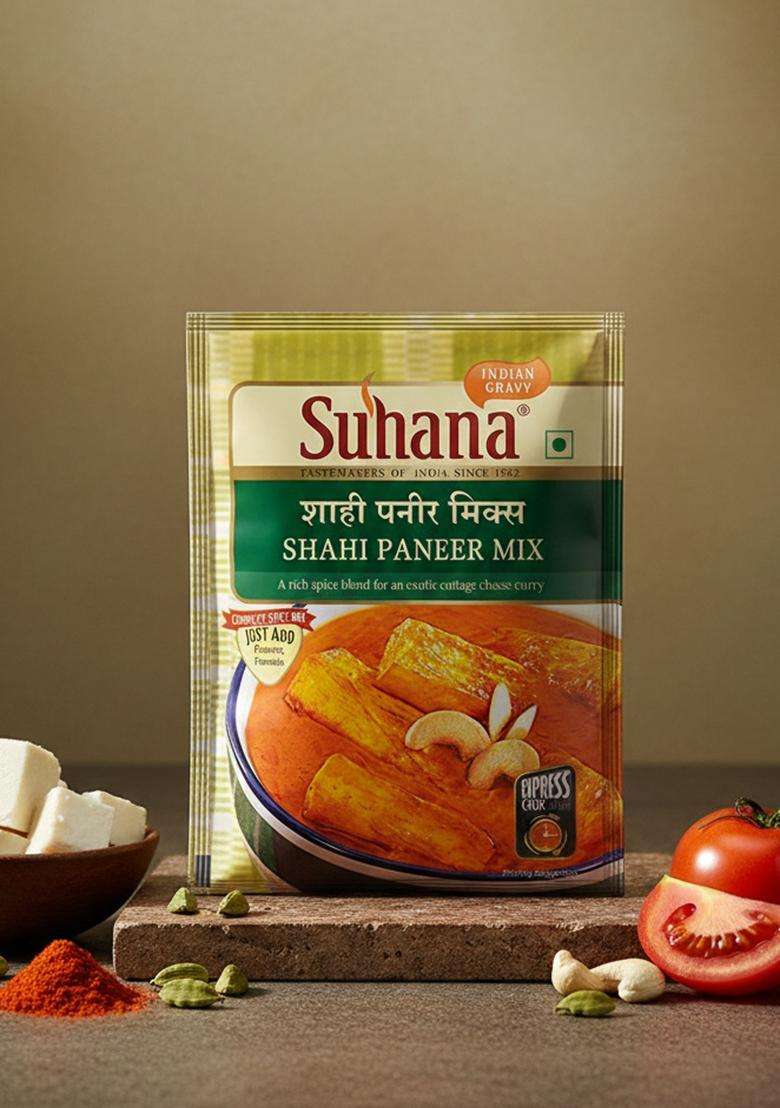 Suhana Shahi Paneer Spice Mix 50G - Pack Of 7 - Indya