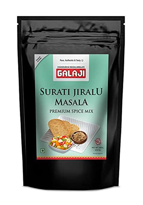 Galaji Surti Jiralu Masala - 100 Grams Homemade Powdered | For Healthy Cooking Ready To Cook All Seasonings Spices Pure & Hygiene Spice Mix