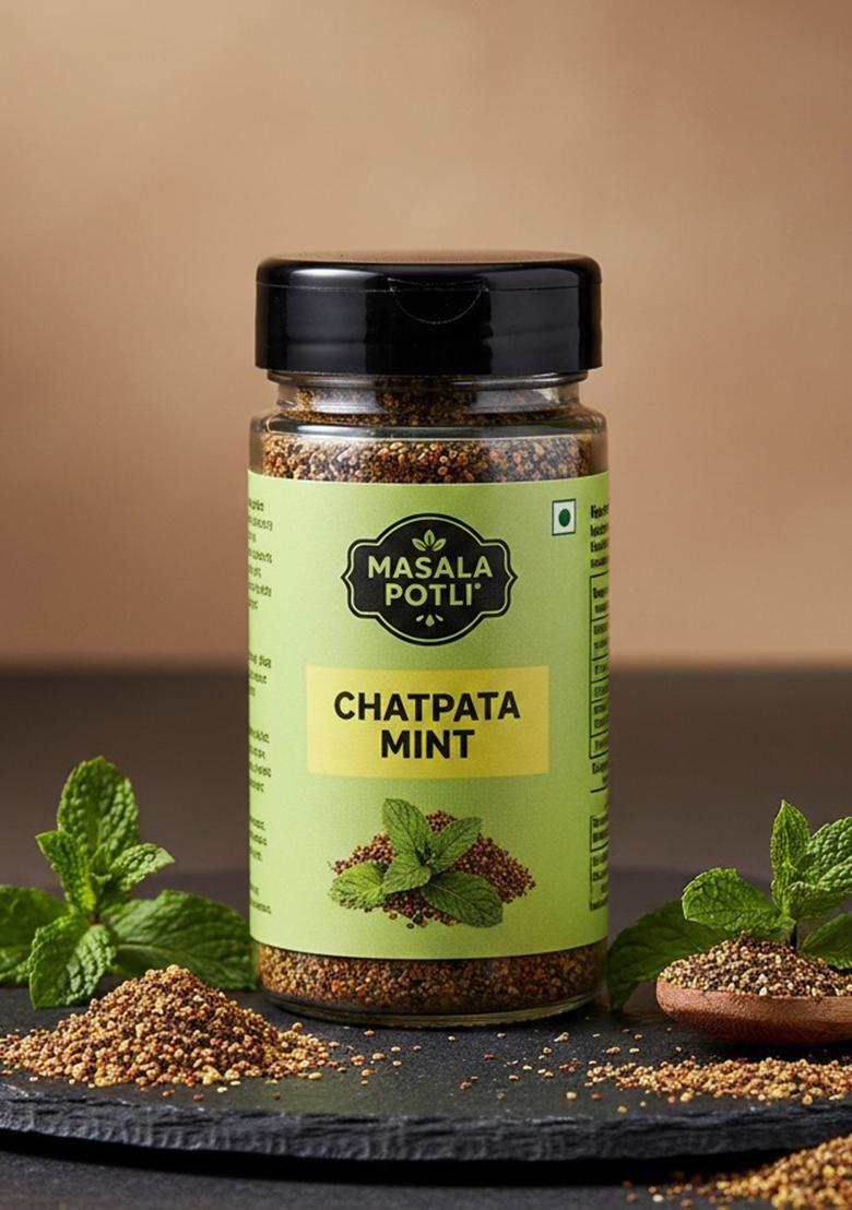 Masala Potli Multi Purpose Popcorn French Fries Nachos Makhana Seasoning (Chatpata Mint),100 Gram