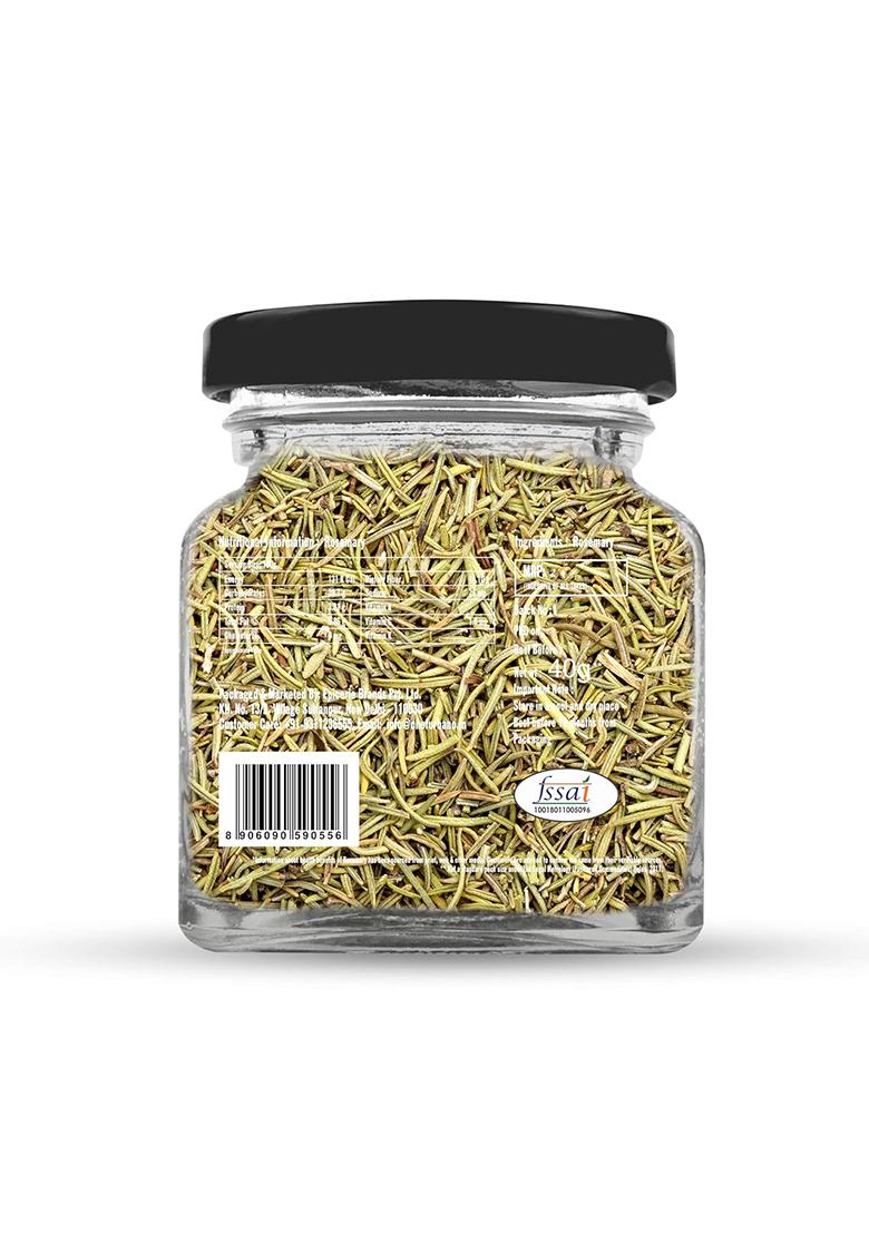 Chef Urbano Rosemary 40 G | 100% Natural For Cooking Seasoning Pasta Soups Salad Chicken Herbs Bread Tea Premium And Spices Dried Leaves