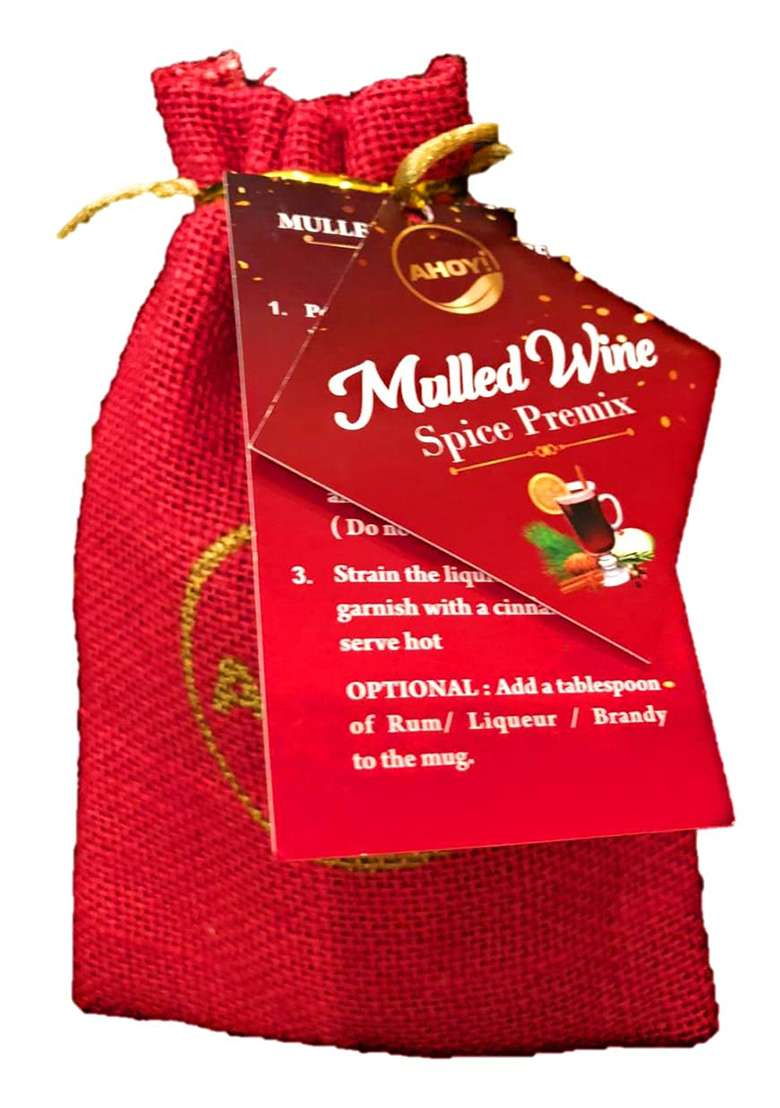 Ahoy! Mulled Wine Spice Premix | Traditional Mulling Spices Makes 6 Glasses Bestselling European Mix Instant Party Pack - Indya