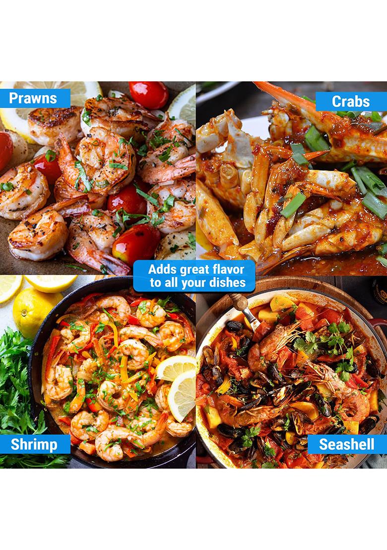 Brew Lab Rich & Spicy Sea Food Spice Blend | For Prawns, Crabs, Shrimp Seashell (100 G)