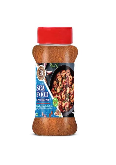 Brew Lab Rich & Spicy Sea Food Spice Blend | For Prawns, Crabs, Shrimp Seashell (100 G)