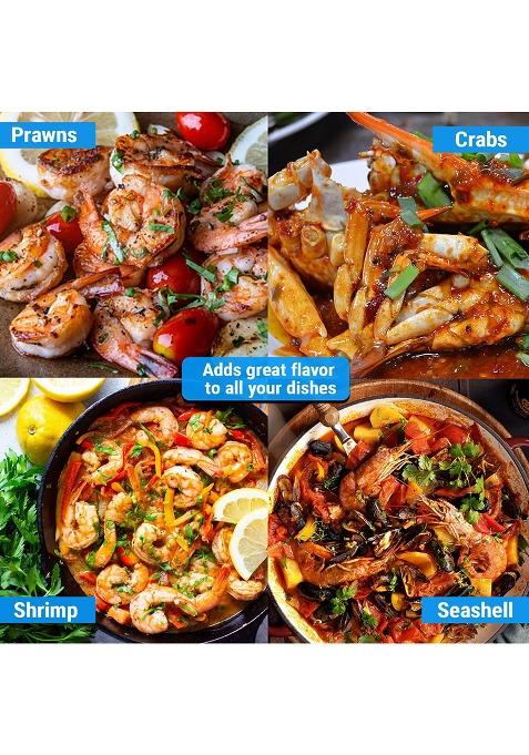 Brew Lab Rich & Spicy Sea Food Spice Blend | For Prawns, Crabs, Shrimp Seashell (100 G)