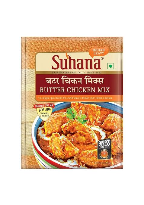 Suhana Butter Chicken Spice Mix 50G - Pack Of 4