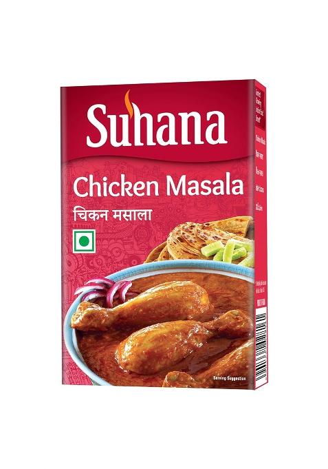 Suhana Chicken Masala 50G Box - Pack Of 4