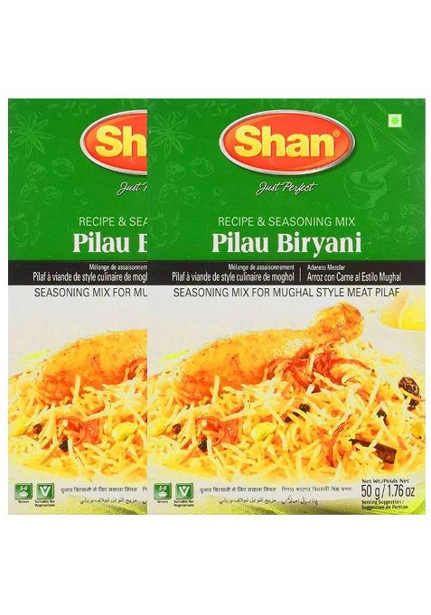 Shan Pilau Biryani Masala, 1.76 Oz 50 G, 2 Pack