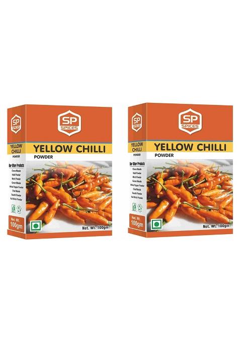 Sp Spices Yellow Chilli Powder/Peeli Mirch Powder 200 Gram
