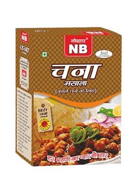 Naubahar Nb Chana Masala 200Gm | Authentic Blend Of 11 Spices With Kasuri Methi And Anardana Perfect For Punjabi Chole Curry No Preservatives Pure & Aromatic Enhances Taste Instantly