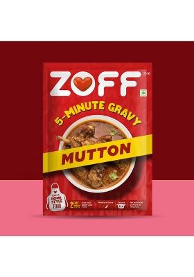 Zoff 5-Minute Mutton Masala Gravy Mix - Quick & Easy Indian Curry For Travel Home Authentic Homestyle Flavor Perfect With Rice, Roti, Or Bread 90G