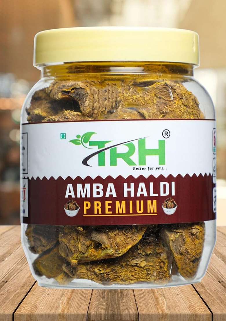 Trh Amba Haldi - Jangli Curcuma Aromatica Wild Turmeric Whole (200 Gm, Organic Whole) - Indya