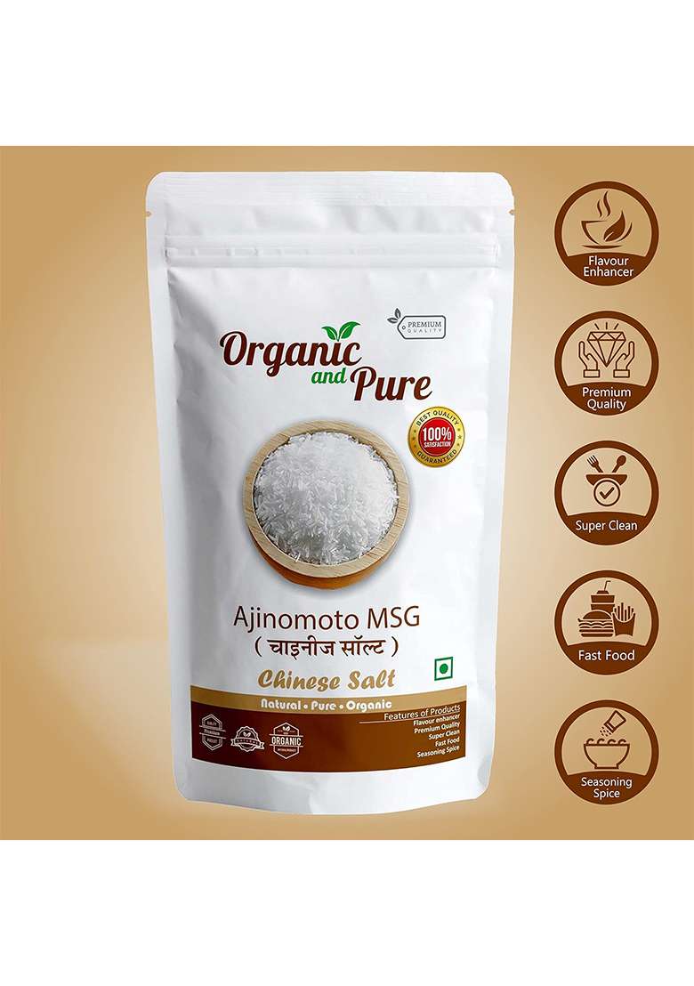Organic And Pure Ajinomoto Aji-No-Moto | Umami Seasoning Japanese| Monosodium Glutamate Msg Chinese Salt (200G) - Indya