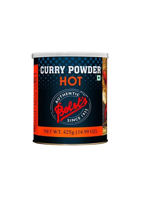 Bolst'S Hot Curry Powder | Masala Indian Kitchen Spices 10+ Authentic Whole Multi-Purpose Cury For Veg Or Non-Veg Curries & Sabzis 425G