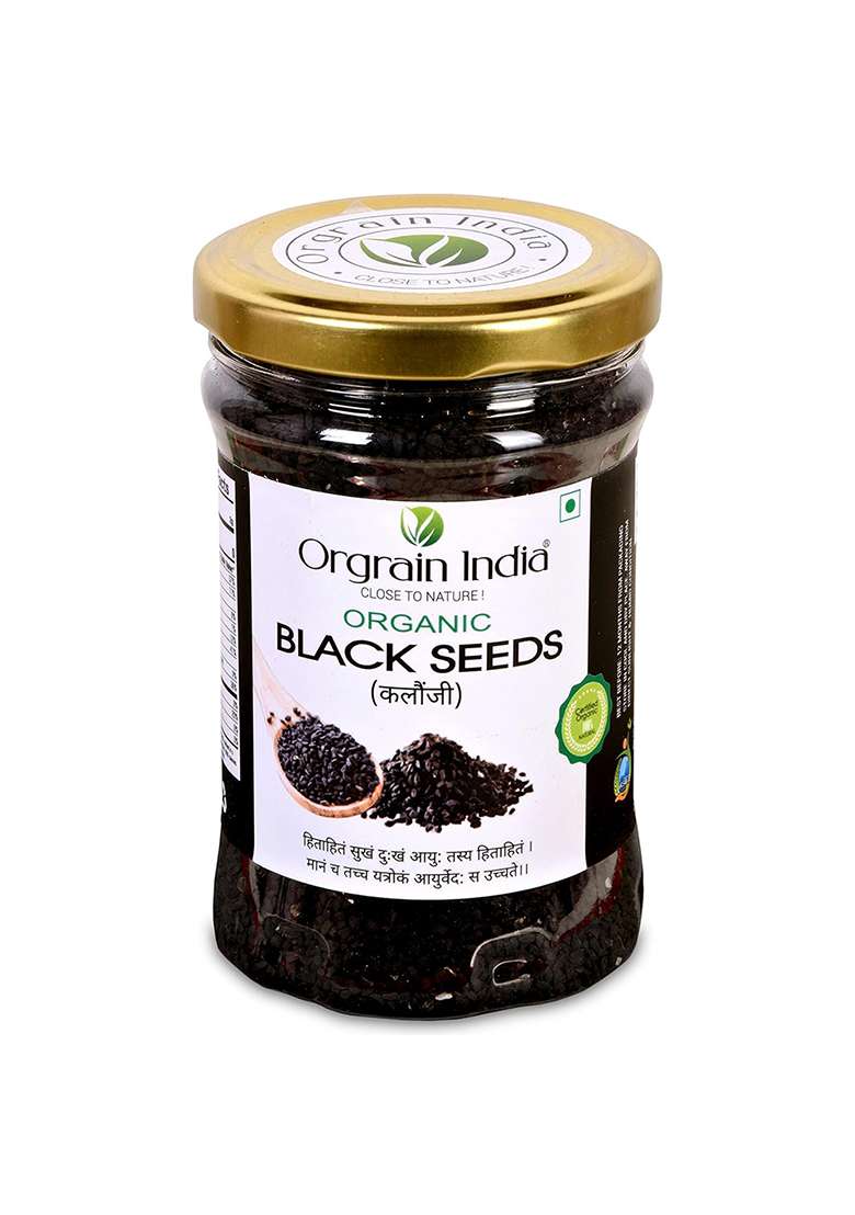 Orgrain India Organic Raw Black Seeds 150G | Nigella Kalonji For Weight Loss - Indya