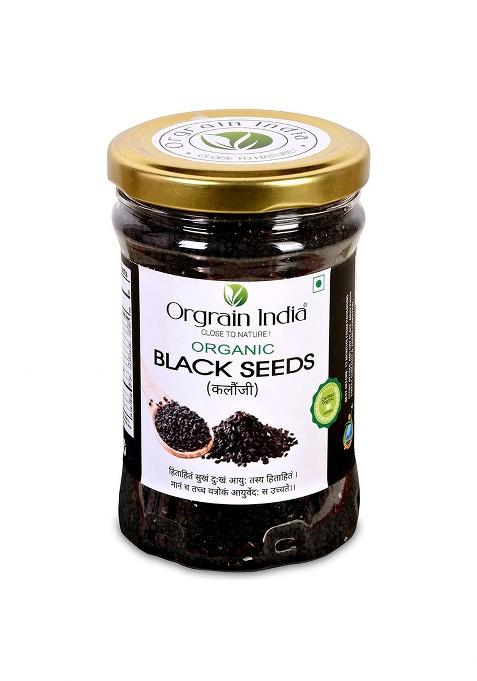 Orgrain India Organic Raw Black Seeds 150G | Nigella Kalonji For Weight Loss