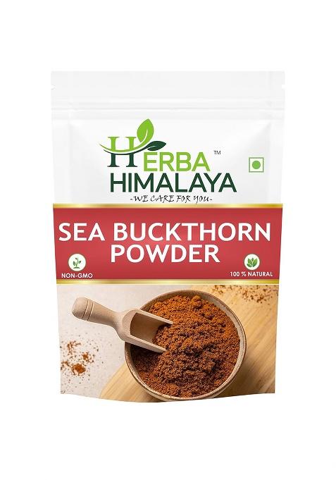 Herba Himalaya Sea Buckthorn Berries Powder - Rich In Omega, Vitamin E, C Pure & Natural (100 Gm)