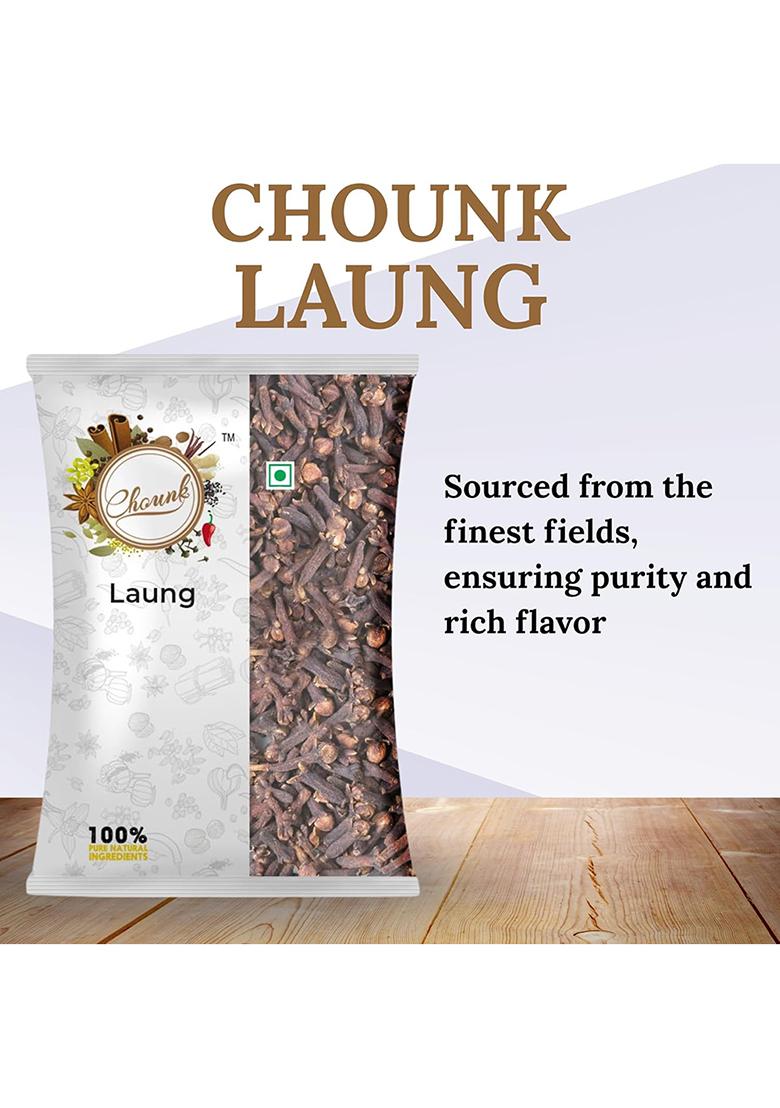 Chounk Special Clove Whole | Natural Lavanga Khada Masala Laung Cloves Flavorful Dried No Additives Or Preservatives Lavangalu 100 Grams