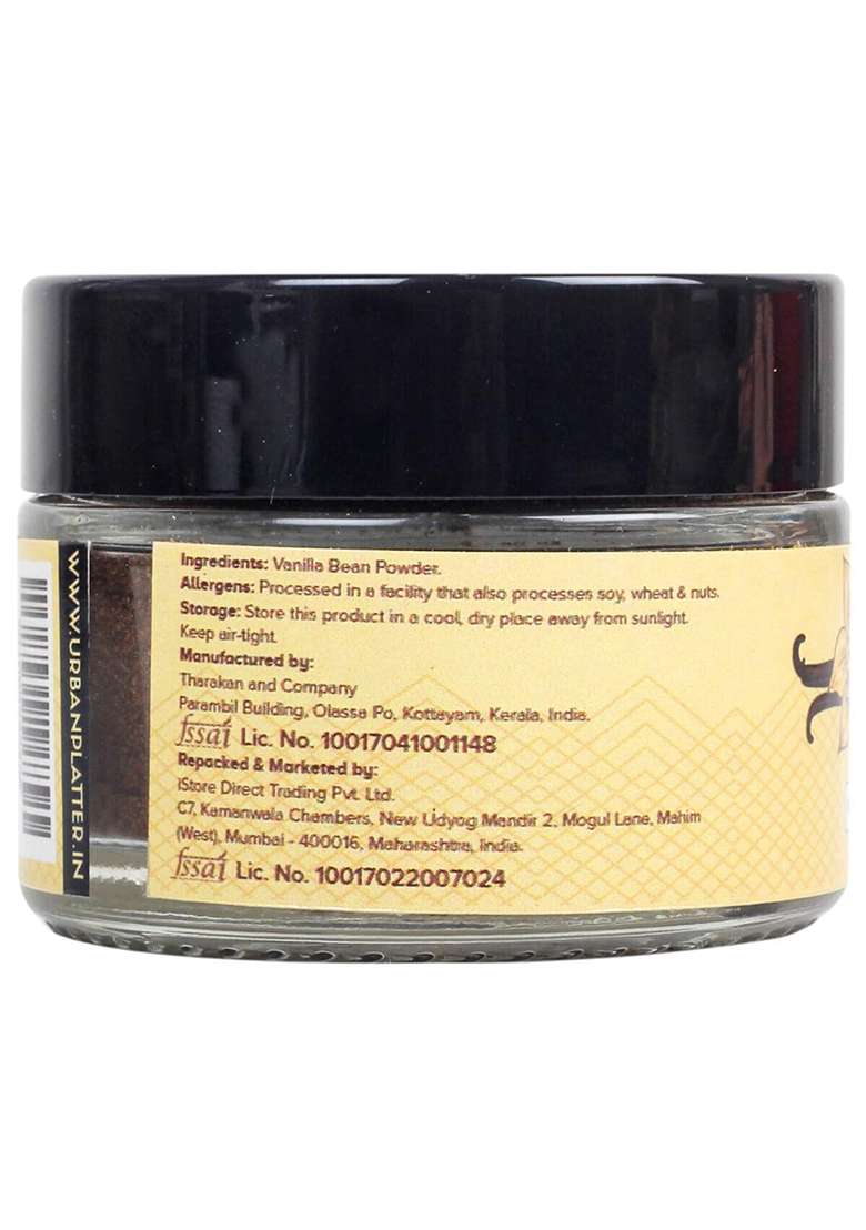 Urban Platter Pure Vanilla Bean Powder, 10 Grams - Indya