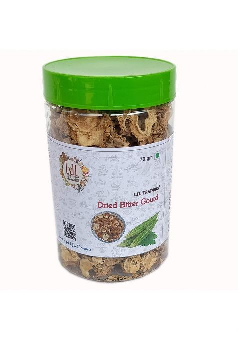 Ljl Traders Sun Dried Bitter Gourd / Pavakka Kondattam Kaipakka Pavakkai Vathal - Ready To Fry (Product Of Kerala) 70 Gm