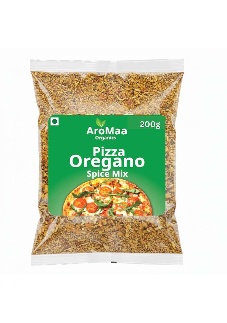 Aromaa Organics Refill Pack Pizza Oregano Seasoning And Chilli Flakes Combo Pack, 200G Each - Indya