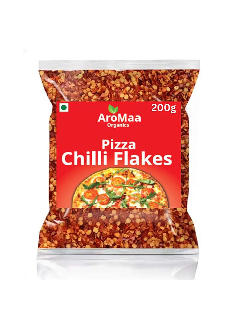 Aromaa Organics Refill Pack Pizza Oregano Seasoning And Chilli Flakes Combo Pack, 200G Each - Indya