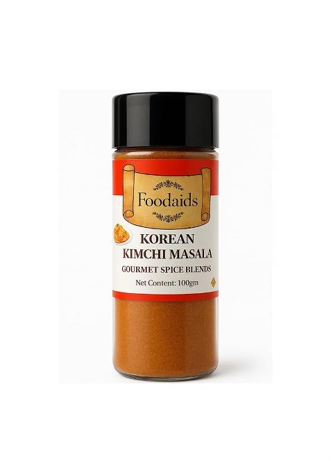 Foodaids Korean Kimchi Masala Seasoning- Noodles, Fries, Sprinkle On Veggies, Salads Etc, Marinades, Rice Bowls, Maggie. Tangy Spice Mix Powder.