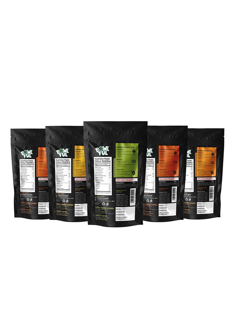 Bowlful Jain Main Course Combo, 100% Natural, Ready To Eat, Freeze Dried Food