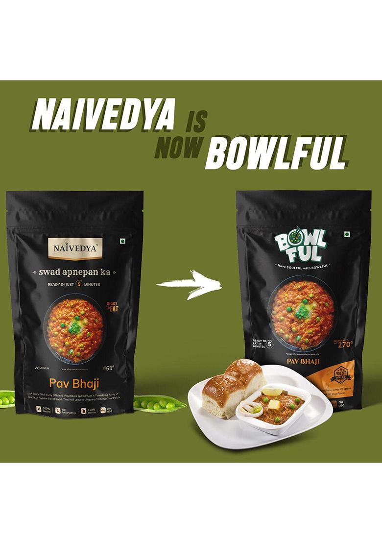 Bowlful Jain Main Course Combo, 100% Natural, Ready To Eat, Freeze Dried Food