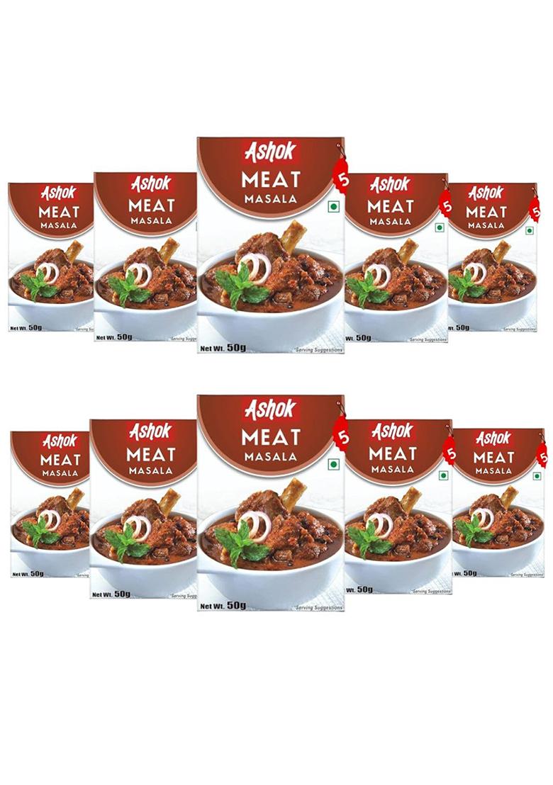 Ashok Meat Masala Powder, Blended Spices With Natural Ingredients, Prepare Delicious Curry At Home