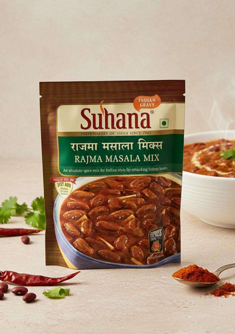 Suhana Rajma Masala Easy To Cook - Pack Of 8 - Indya