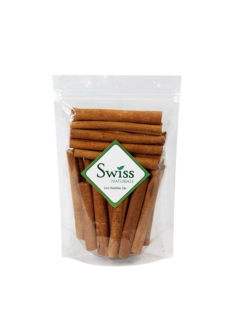 Swiss Naturals Cinnamon Sticks Organic | Dalchini Stick Cassia Whole, 400 Grams - Indya