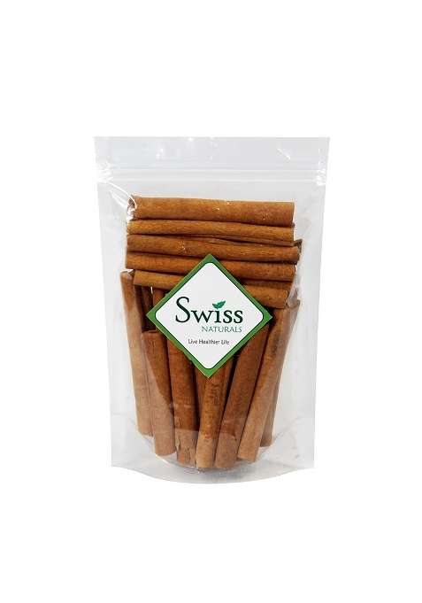Swiss Naturals Cinnamon Sticks Organic | Dalchini Stick Cassia Whole, 400 Grams