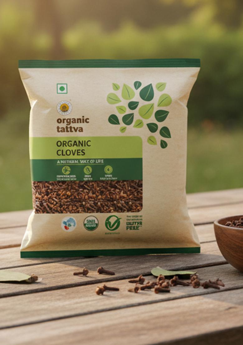 Organic Tattva Cloves, 50G