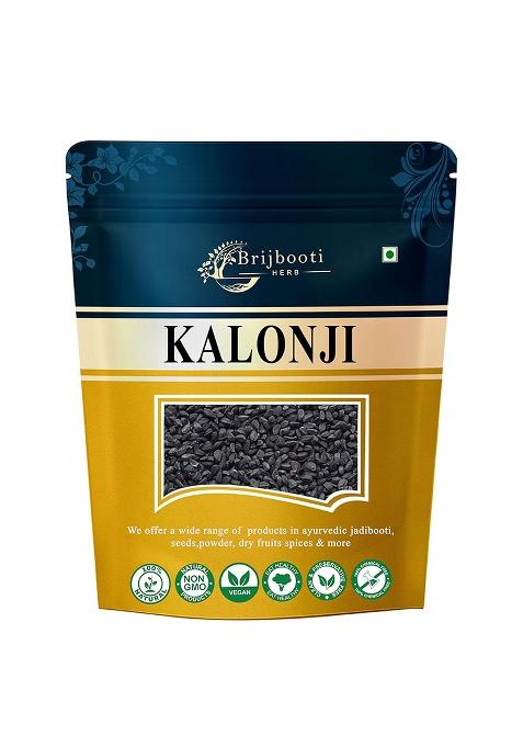 Brijbooti Kalonji Seeds 250 Grams - Black Cumin For Hair Gowth Nigella Karun Jeeragam Karuppu Jirige