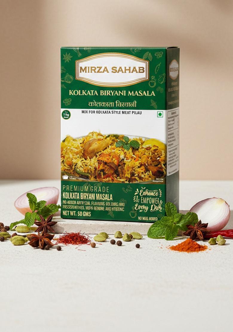 Mirza Sahab Kolkata Biryani Masala | Exotic & Flavorful Spice Blend Authentic Kolkata-Style