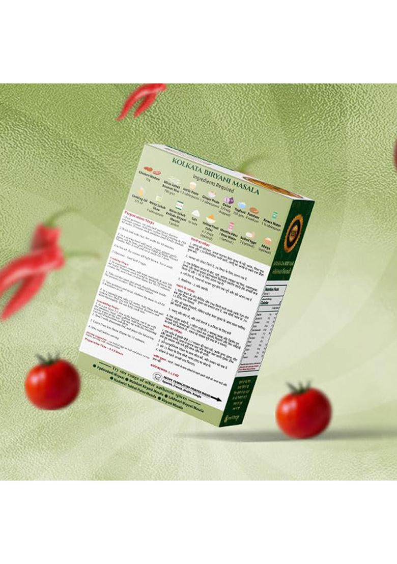 Mirza Sahab Kolkata Biryani Masala | Exotic & Flavorful Spice Blend Authentic Kolkata-Style